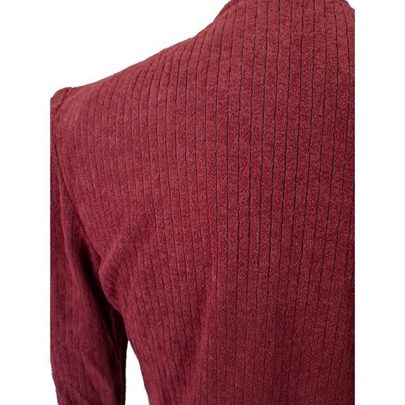 Vintage 70s Young Edwardian Arpeja Jacket Topper Size S Burgundy Victorian - Picture 4 of 8